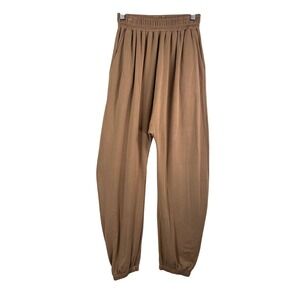 Longway Surf Jogger pants sz XS Brown Fleece Lined Sweatpants 90s lagen